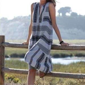 Dylan Gray and Black Patterned Dress